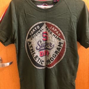 Superdry green t shirt